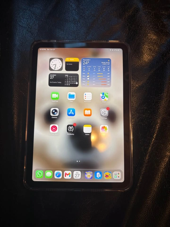 iPad mini 7 with case - skyblue - 128GB Wi-Fi (100% Battery Heal - photo 4
