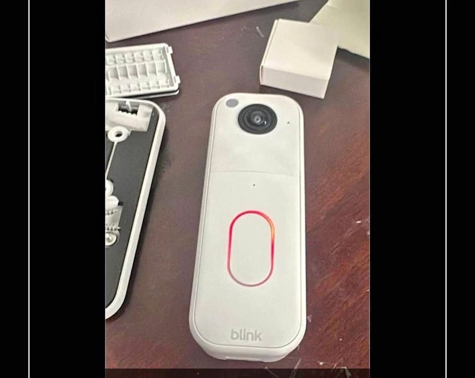 Blink video doorbell