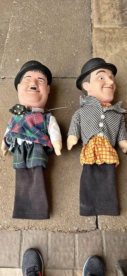 Vintage Laurel and Hardy Golf Club Headcovers