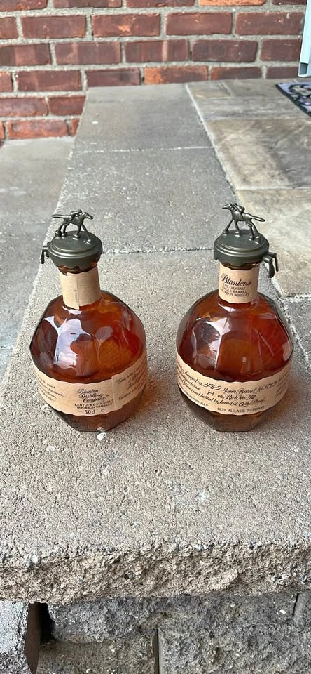 Blanton's Single Barrel Bourbon Empty Bottles