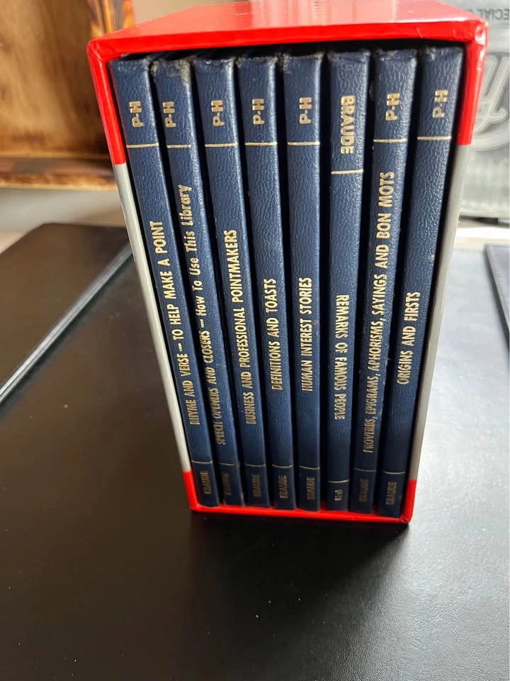 Jacob M. Braude's Complete Speaker's Toastmaster's Library 8 Vol - photo 2