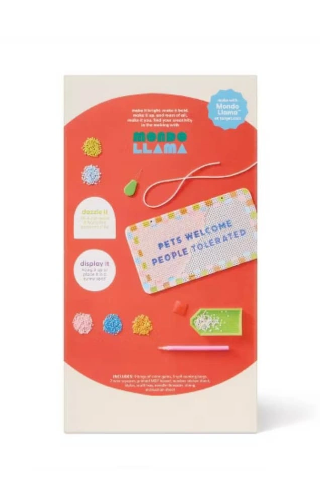 Brand New Target Gem Art Kit — Pets Welcome People Tolerated - photo 2