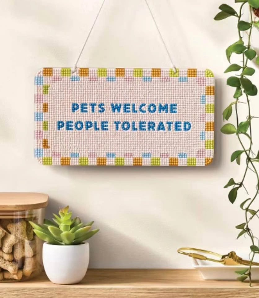 Brand New Target Gem Art Kit — Pets Welcome People Tolerated - photo 3
