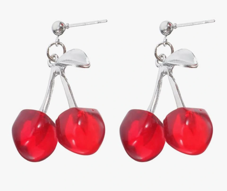 Cherry Charm Earring & Necklace Set — $8 - photo 5