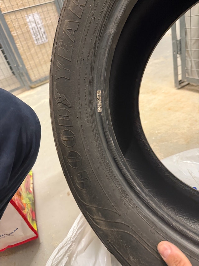 4 Used Goodyear Assurance Tires 245/60R18, Set of 4, Cheap - photo 2