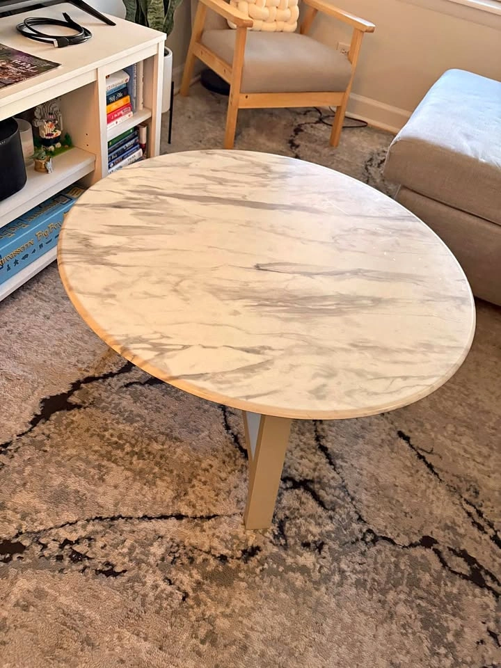 Round Castello Coffee Table – Excellent Condition