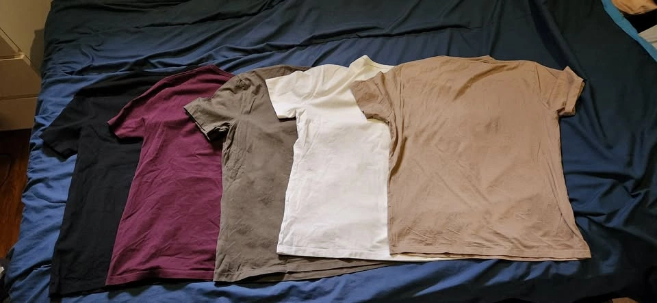 Asket T-Shirts (5 Pack) – Size M - Excellent Condition - photo 2