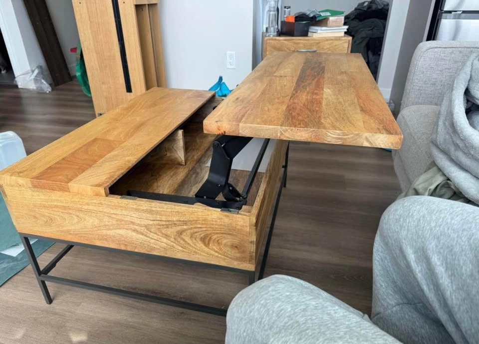 West Elm Industrial Storage Lift Top Coffee Table - photo 2