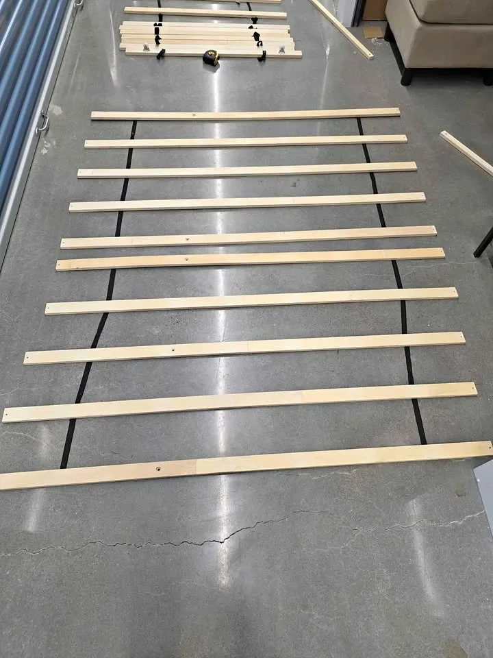 Wooden Bed Slats – 60" W x 68" L (2 Pieces) thumbnail
