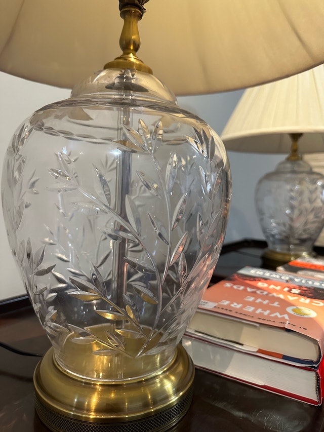 Vintage Wildwood Rocky Mount Crystal Table Lamps - photo 3
