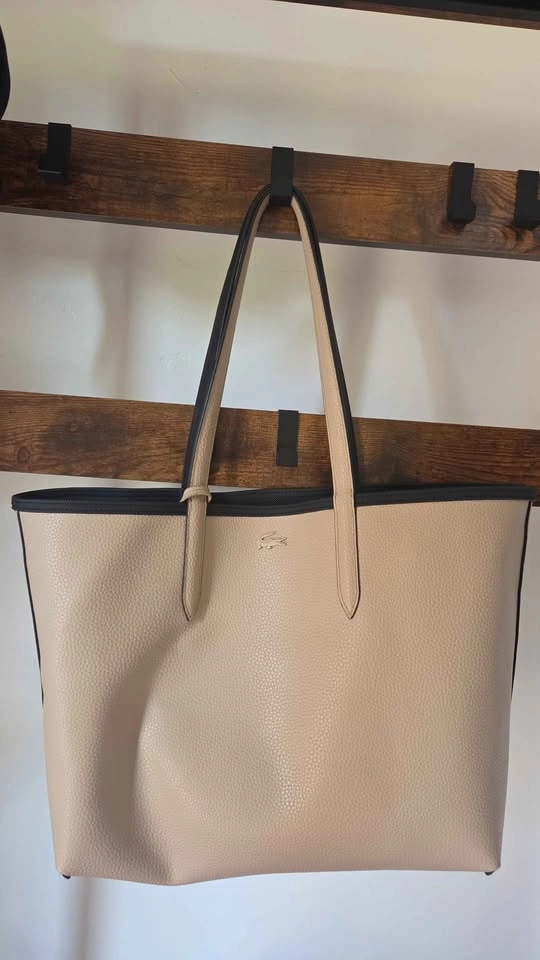 Lacoste Anna Reversible Tote Bag with Pouch - photo 2