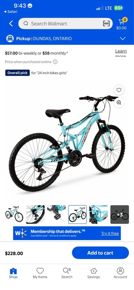 Hyper Bicycles 24" Girl's Swift Dual Suspension Mountain Bike - photo 2