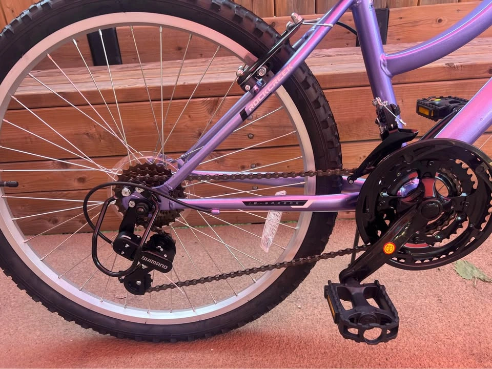 Huffy 24" Rock Creek Mountain Bike - Purple, Adult/Women - photo 3