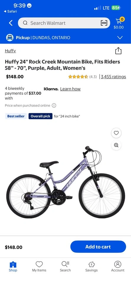 Huffy 24" Rock Creek Mountain Bike - Purple, Adult/Women - photo 5