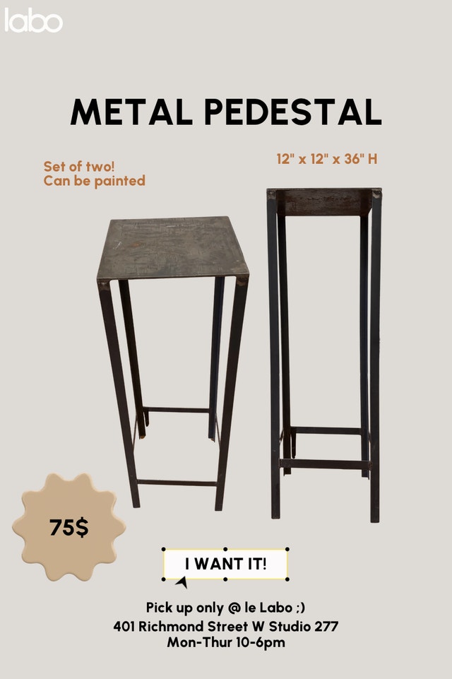 Metal Pedestal