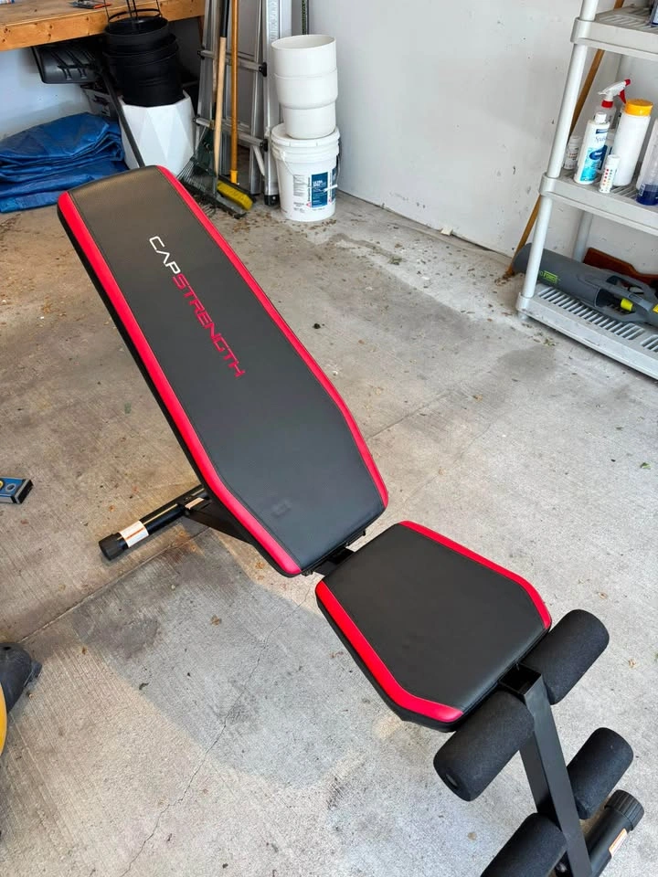 CAP Strength Adjustable Weight Bench - Incline/Flat Workout Benc - photo 2