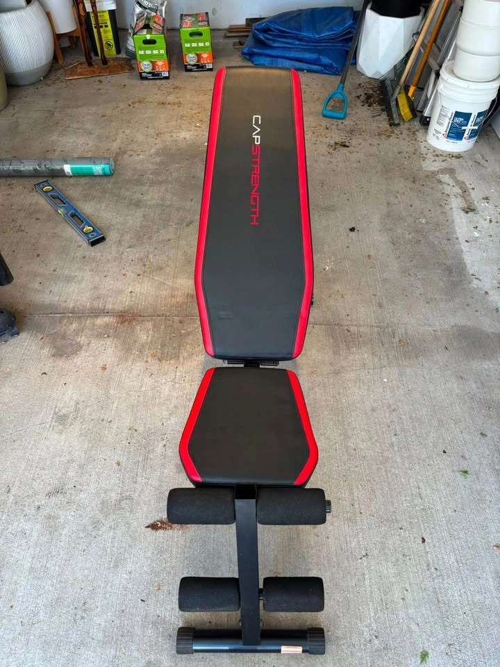 CAP Strength Adjustable Weight Bench - Incline/Flat Workout Benc - photo 3