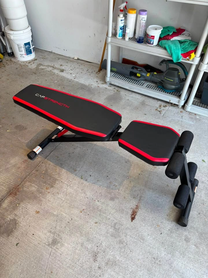 CAP Strength Adjustable Weight Bench - Incline/Flat Workout Benc - photo 4