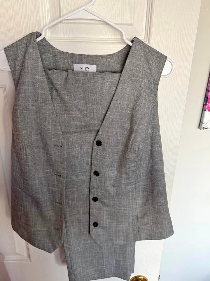 Grey Vest and pants set