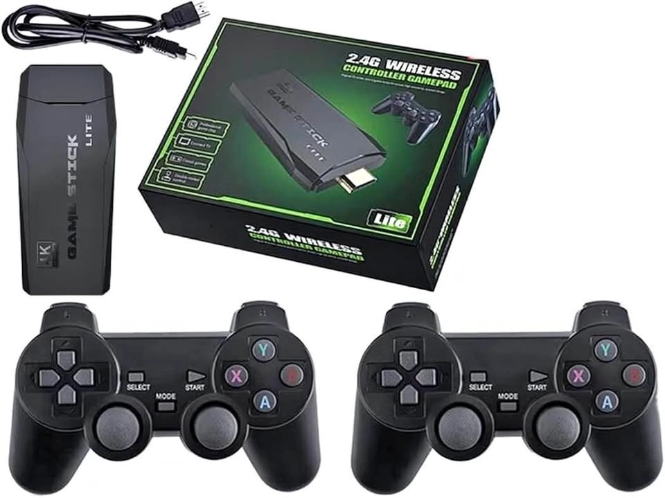 Retro Game Stick 4K HD Console – 3,000+ Classic Games