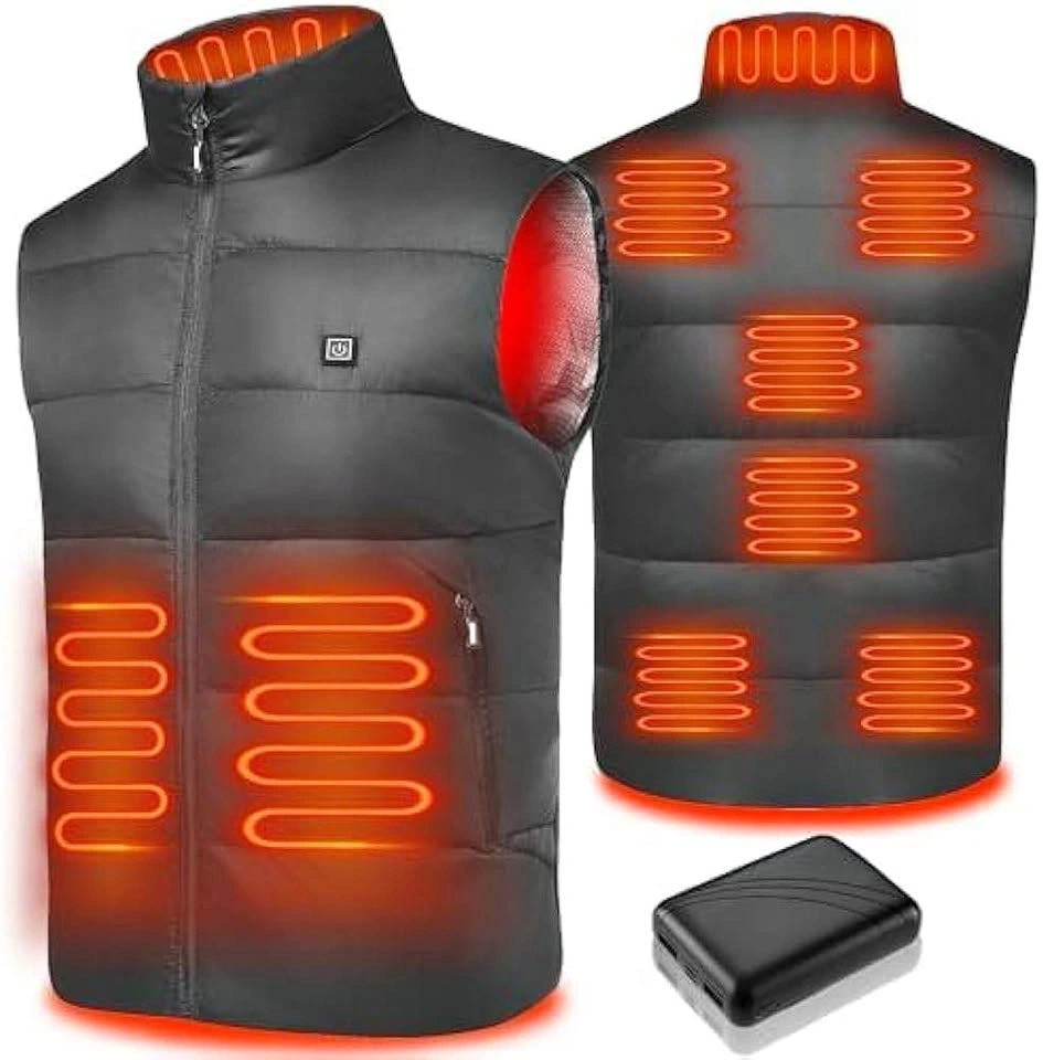 Heated Vest for Men/Women – 15 Heating Zones | 10000mAh Battery