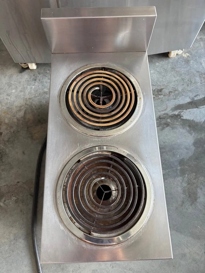 Vulcan commercial 2 burner electric countertop stove hot plate - photo 3