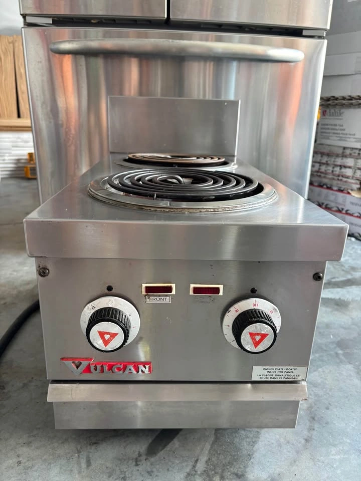 Vulcan commercial 2 burner electric countertop stove hot plate - photo 5