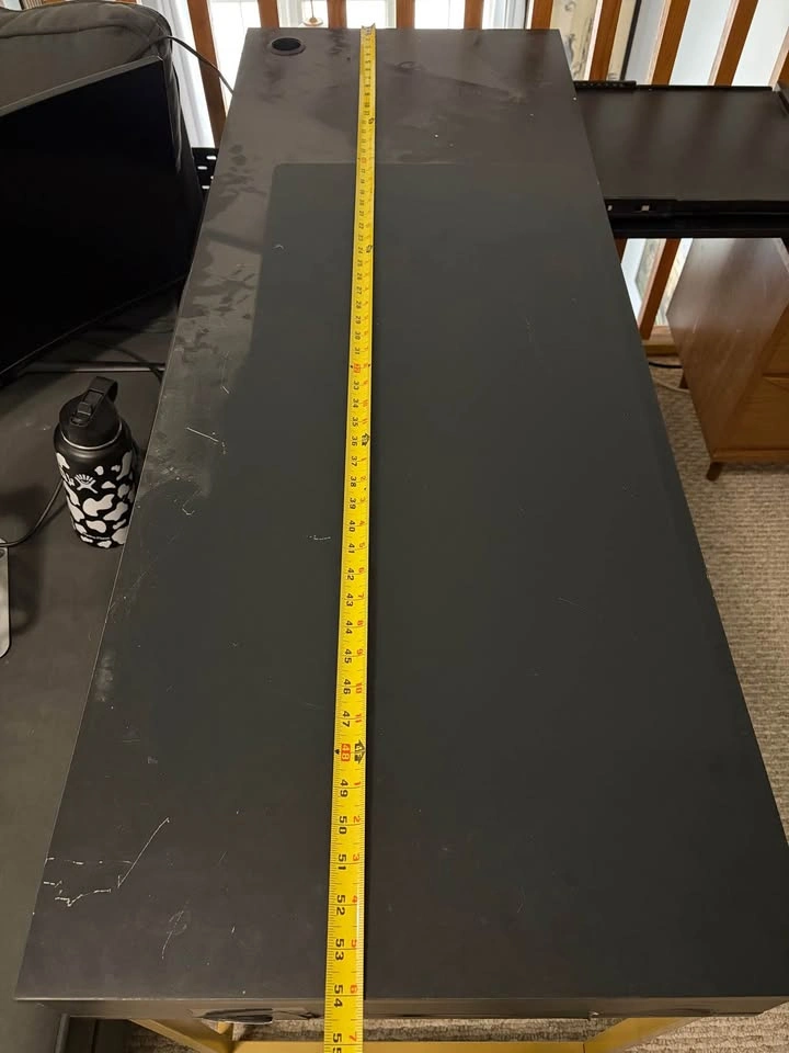 Black and gold L desk - photo 4