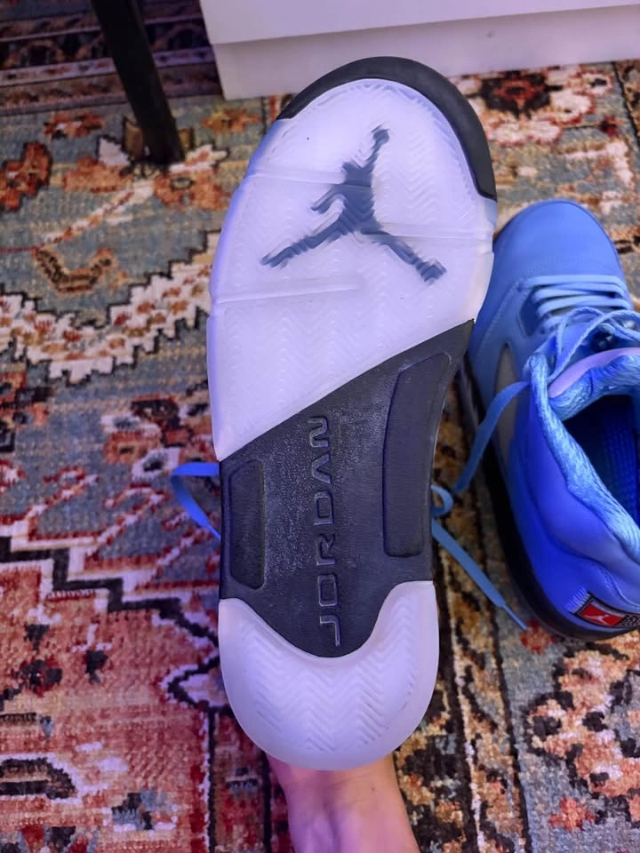 Jordan 5 Retro UNC University Blue - photo 3