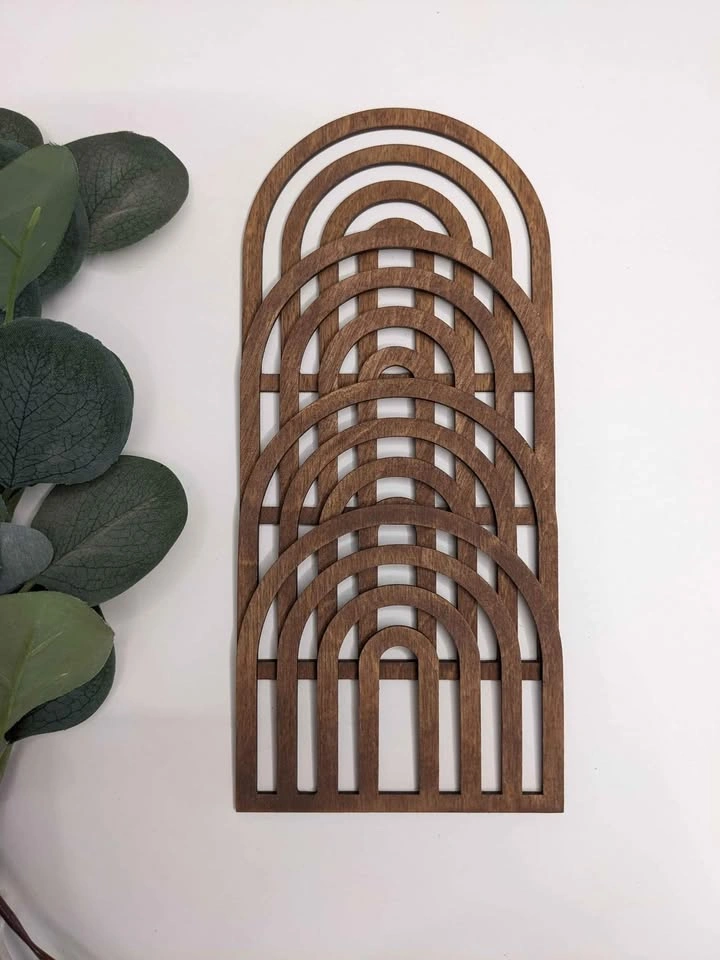Wood coaster set - photo 2
