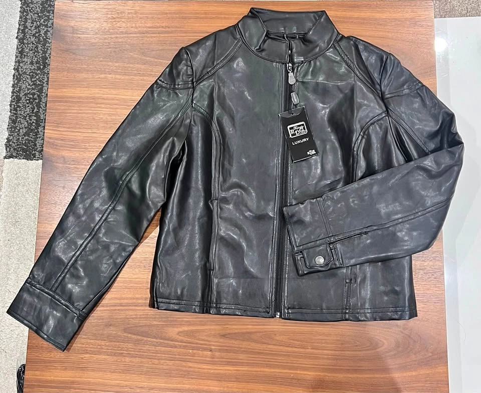 Black Leather Jacket - New