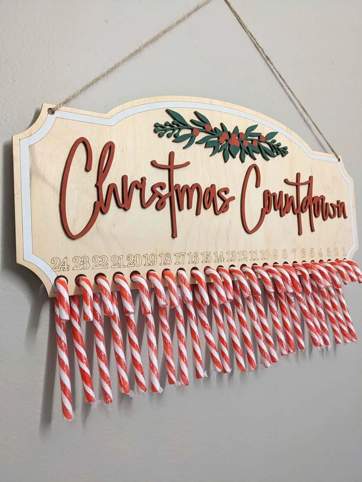 Candy Cane Countdown Calendar - photo 2
