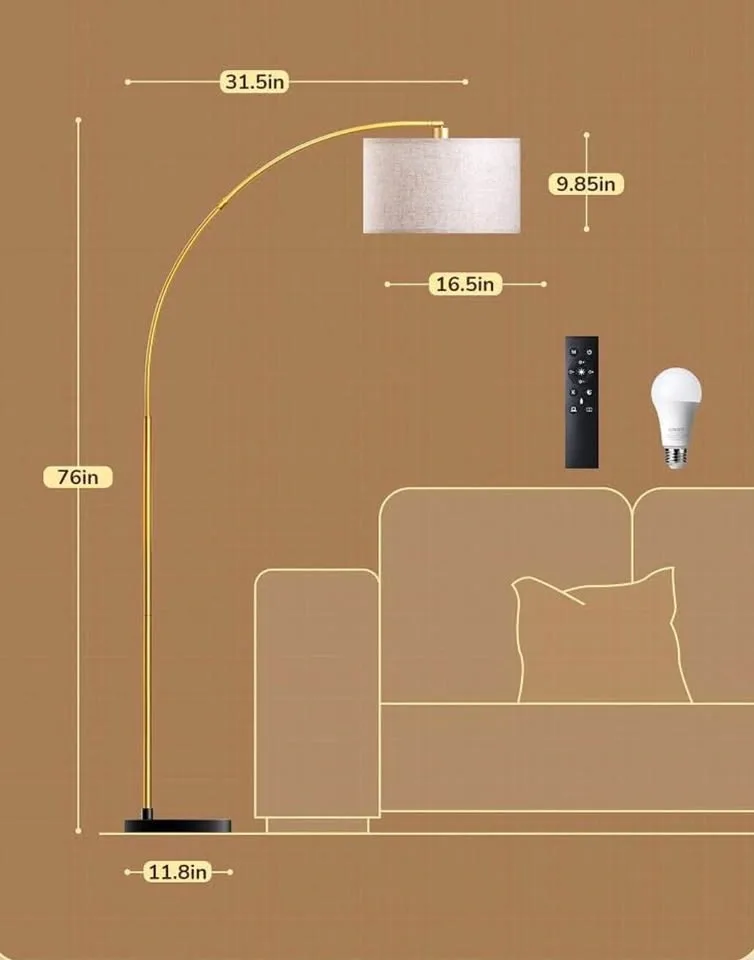New gold floor lamp *MUST GO OUT TODAY* - photo 3