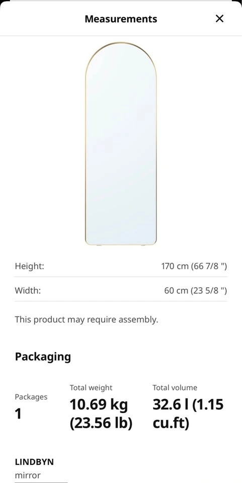 New gold mirror *MUST GO OUT TODAY* - photo 2