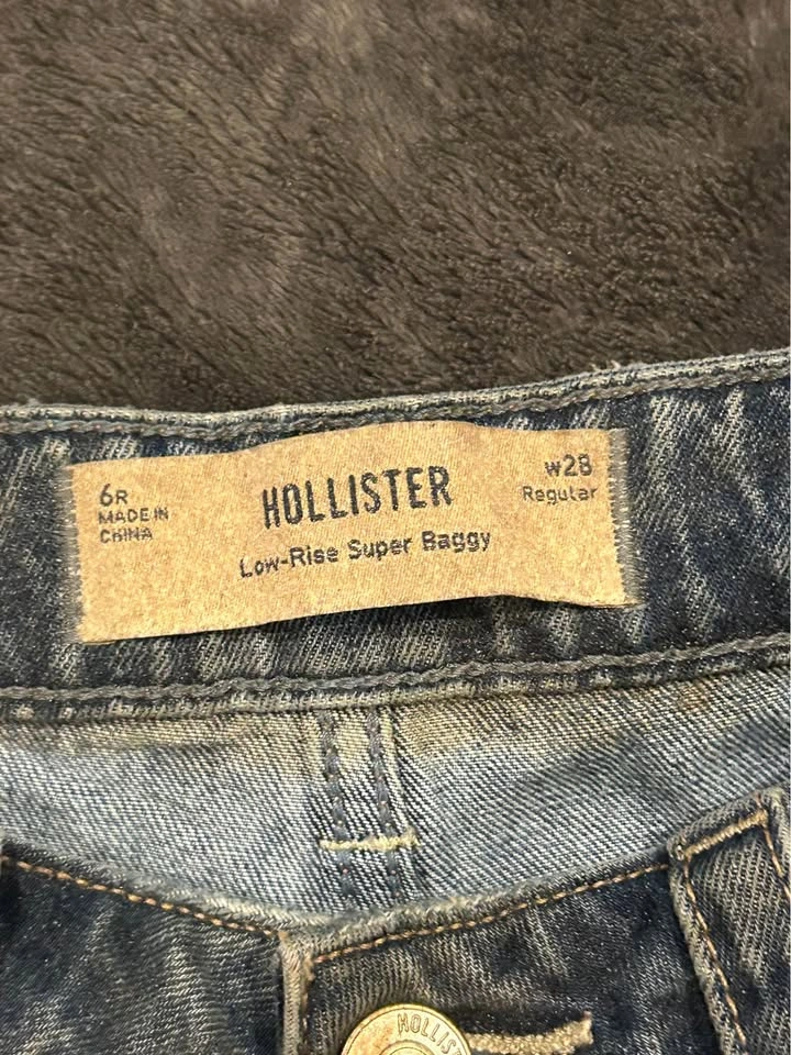 ‘Dirt’ Washed Baggy Blue Jeans - photo 2