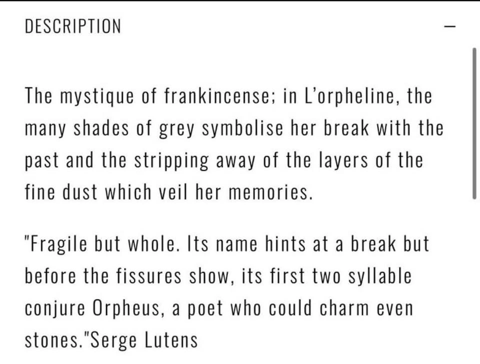 Serge Lutens L’orpheline Eau de Parfum - photo 3