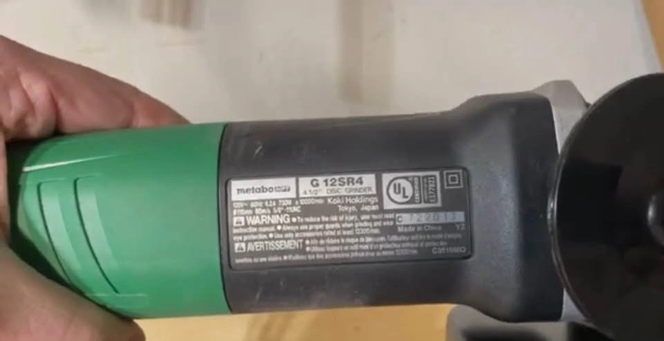 Metabo HPT 4 1/2” grinder - photo 3