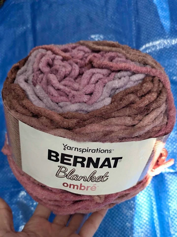 Bernat Blanket Ombré Yarn - Dusty Rose Ombré