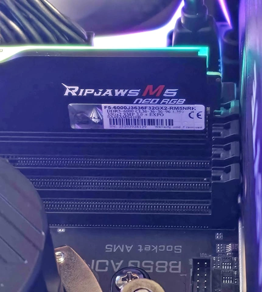 G.SKILL Ripjaws M5 Neo RGB 32GB DDR5 6000MT/s RAM
