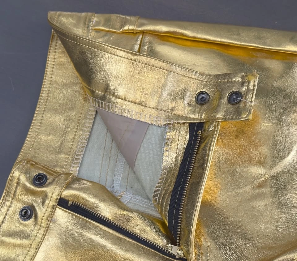 Men's Gold Metallic Pants, Costume, Performance Wear (32x40") - photo 4