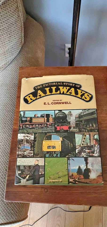Vintage Train Book: Pictorial Story of Railways
