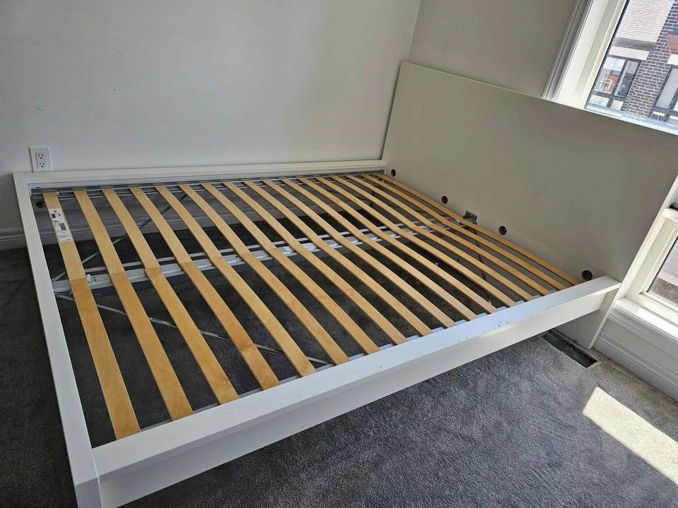 IKEA Malm Bed Frame with Luröy Slats - photo 3