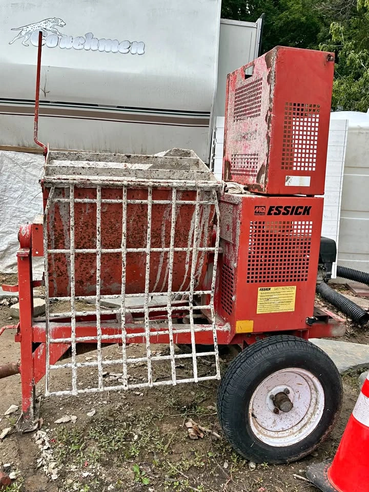 Used concrete mixer Honda Engine Gas