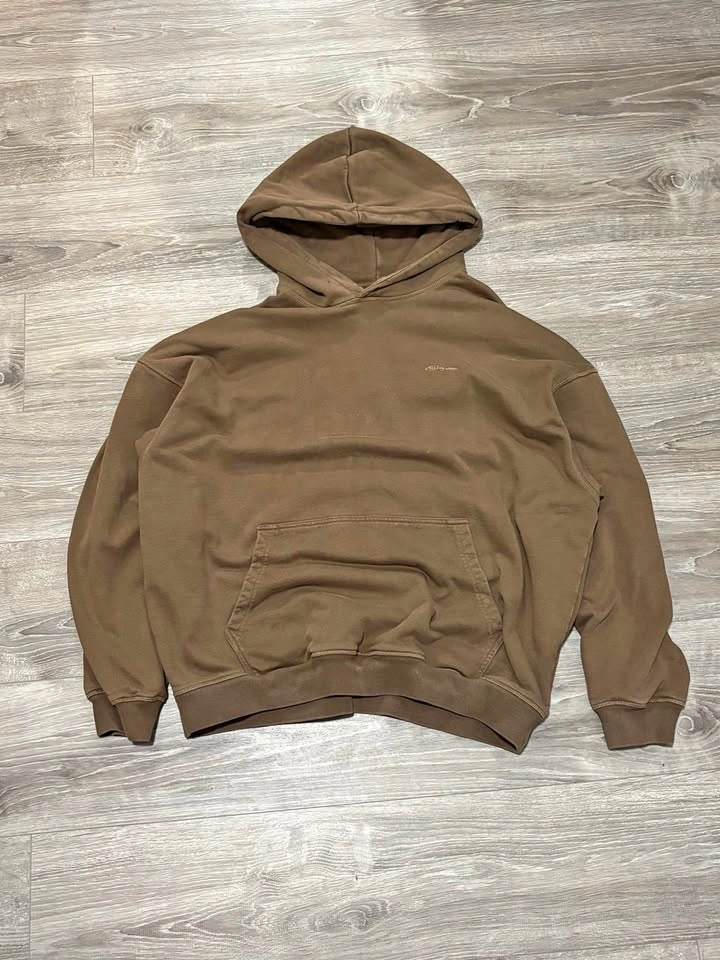 Off The Label (TakaOriginal) Reversible Brown Oversized Hoodie - photo 2