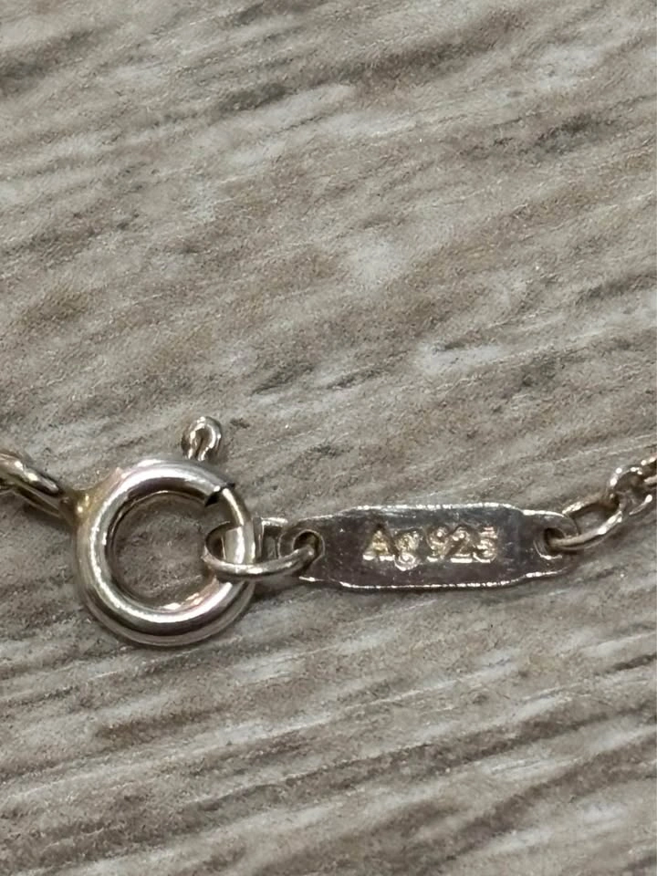 Tiffany & Co 925 Silver Thin Chain Necklace - photo 3