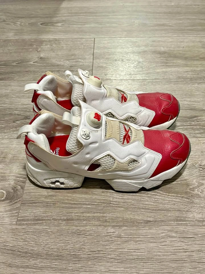 RARE Undefeated x Reebok Instapump Fury OG White-Red Size 9