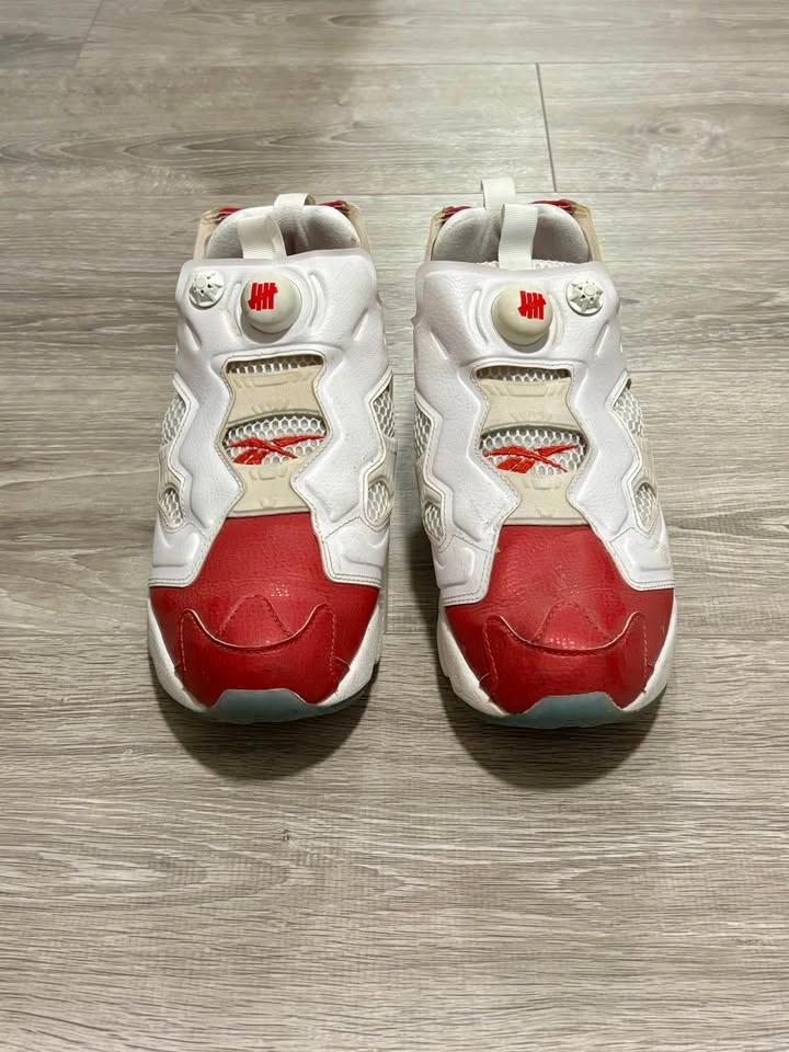 RARE Undefeated x Reebok Instapump Fury OG White-Red Size 9 - photo 2