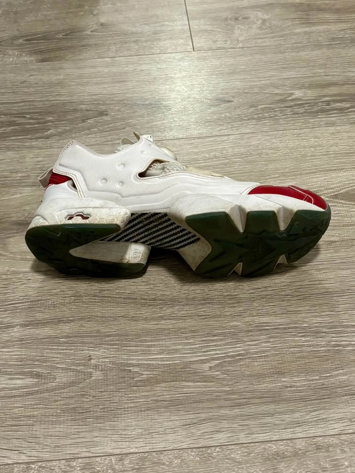 RARE Undefeated x Reebok Instapump Fury OG White-Red Size 9 - photo 5