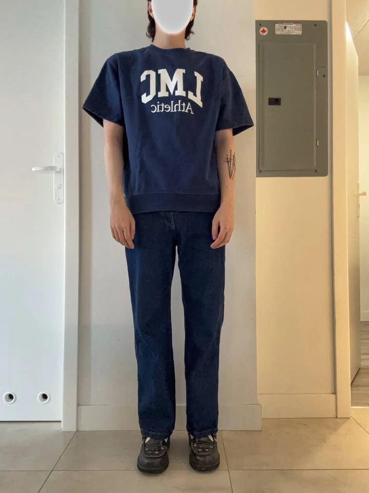 Lost Management Cities Korean Navy Heavyweight T-shirt - photo 4