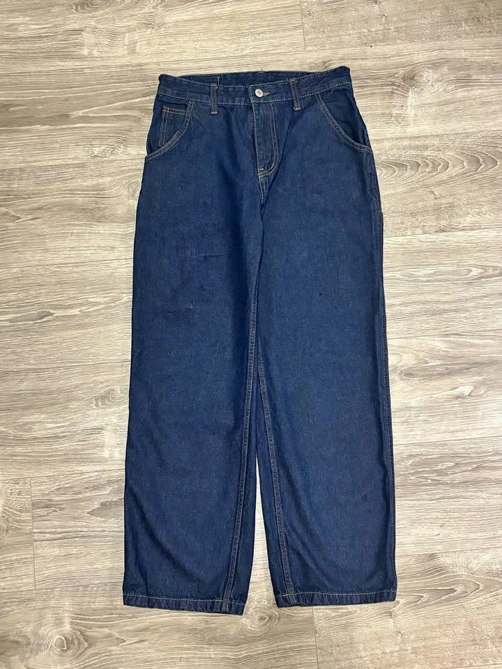 Havehad Korean Light Wash Wide Leg Denim Jeans